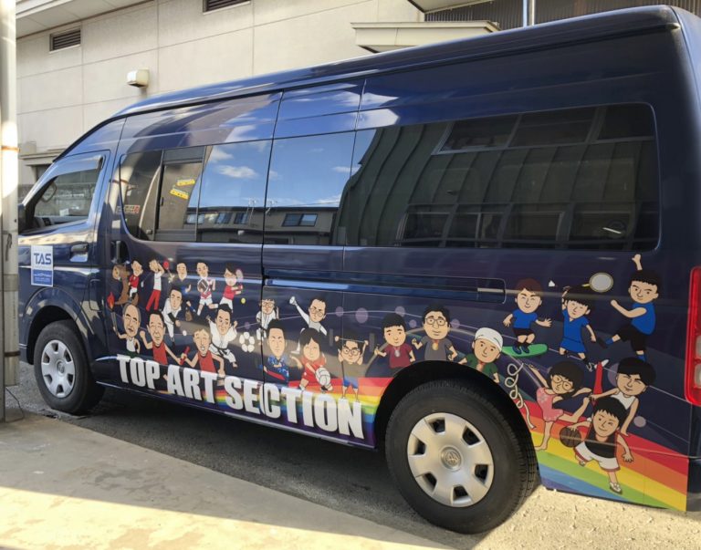 TASハイエース/ラッピング施工!