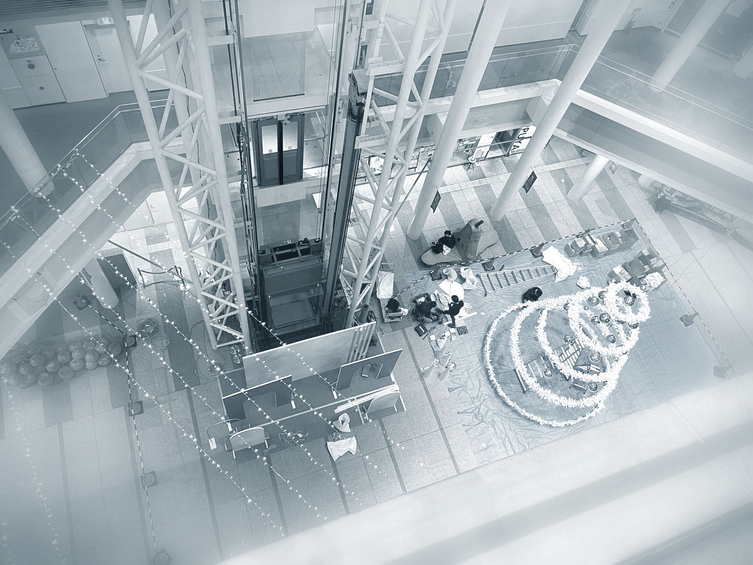 絶賛施工中！イルミネーションin霞城セントラル