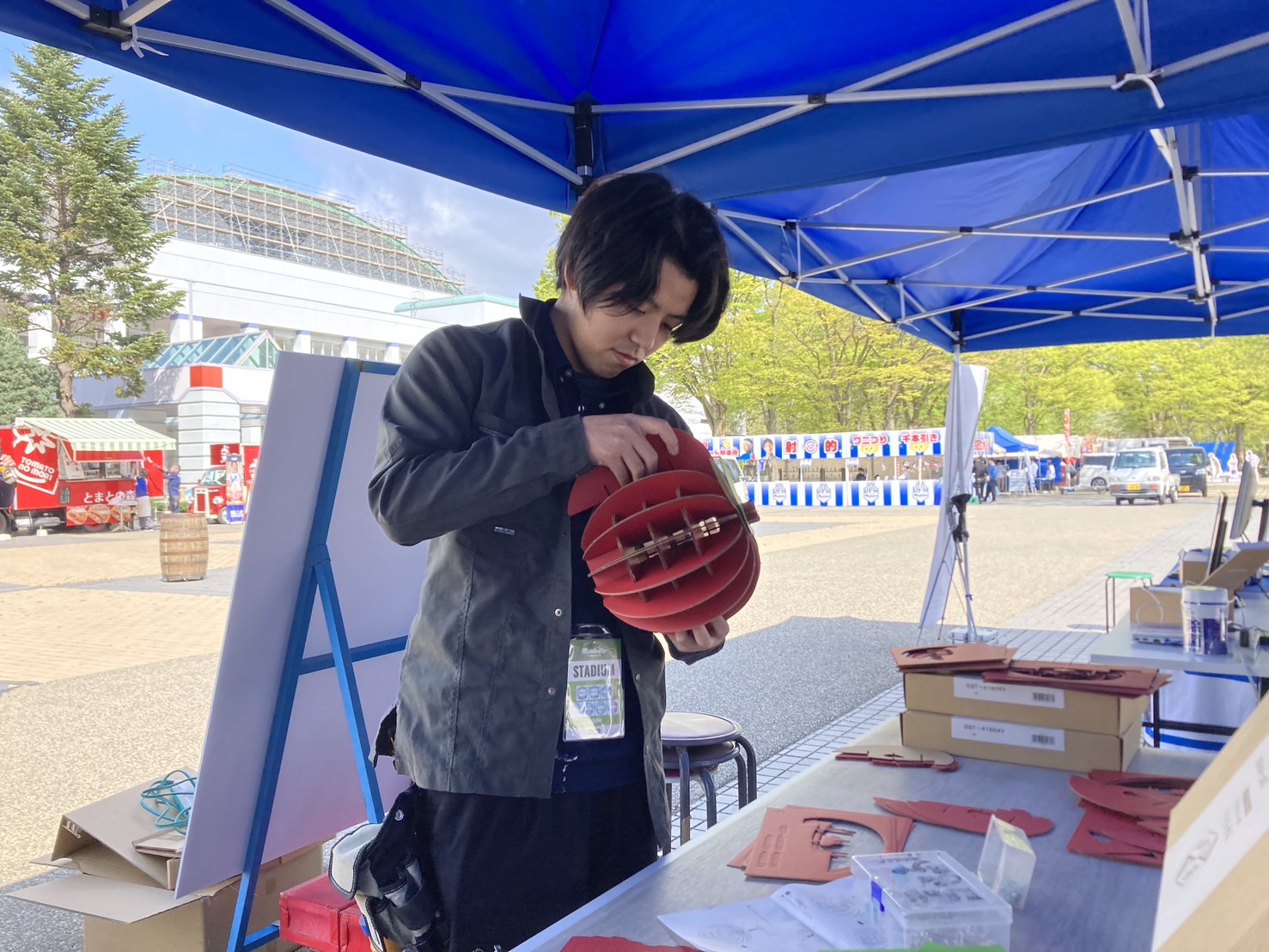 お仕事体験コーナーイベントブースに出展！