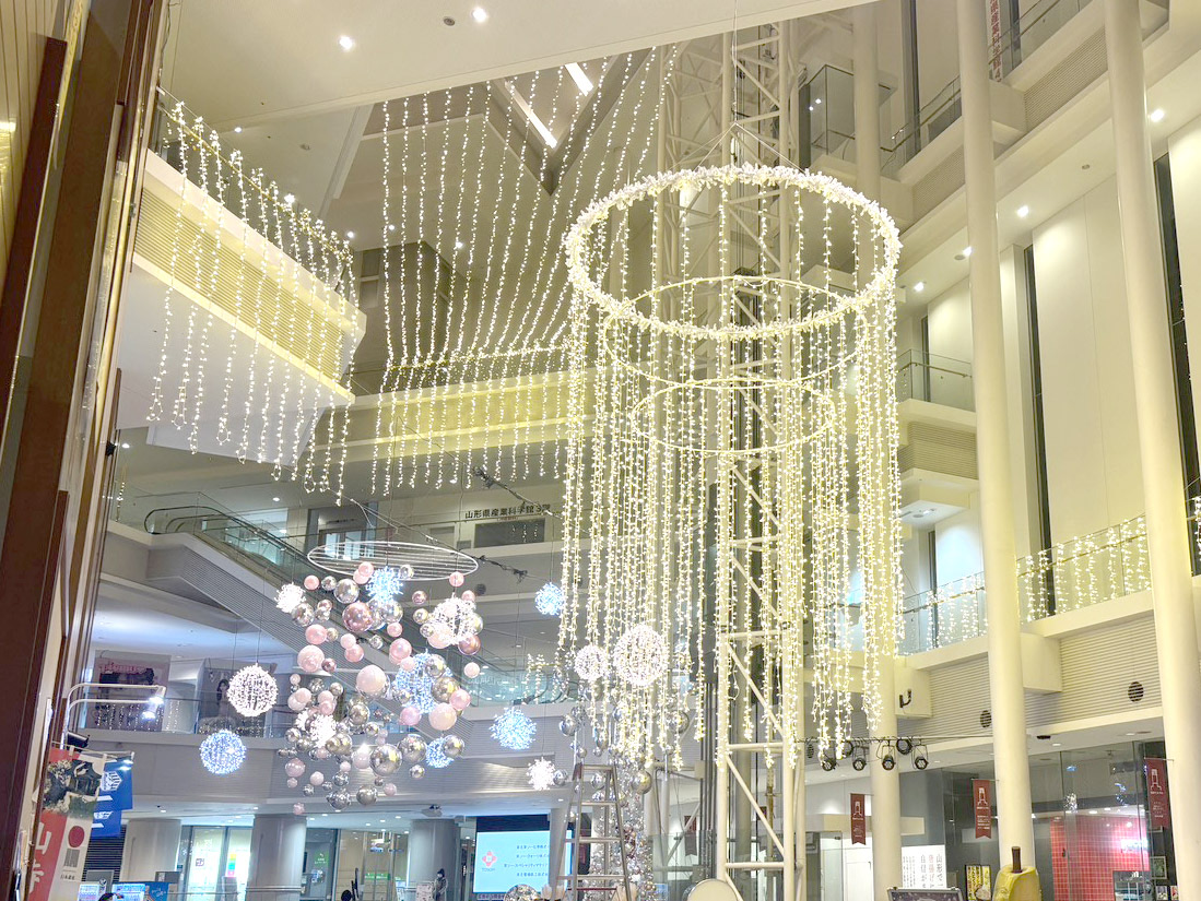 霞城セントラル様(クリスマスイルミネーション)